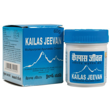 カイラス ジーバン マルチパーパス アーユルヴェーダクリーム (Kailas Jeevan Multipurpose Ayurvedic Cream – 60g)