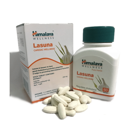 ヒマラヤ ラスナ タブレット (Himalaya Lasuna Tablets – Cardiac Wellness)