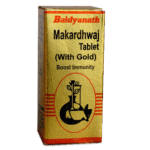 バイディヤナート マカルドワジ タブレット (Baidyanath Makardhwaj Tablet – 金配合・免疫力サポート)
