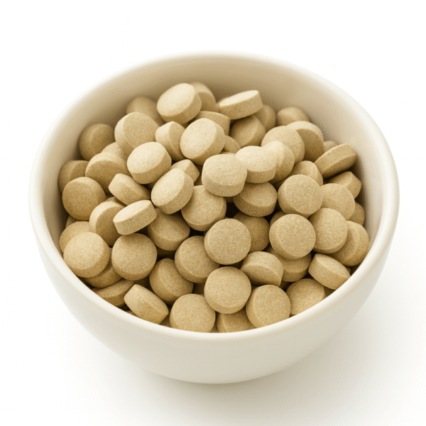 【インド直輸入】ハンドメイド アシュワガンダ タブレット 60粒 | 手作りの無添加・活力サプリ - Ayurkai