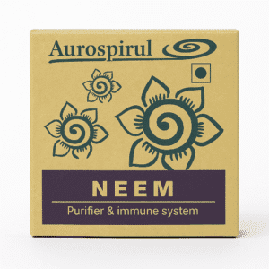 aurospirul neem capsules ayurvedic herbal supplement for detoxification blood purification skin health and overall wellness support by ayurkai