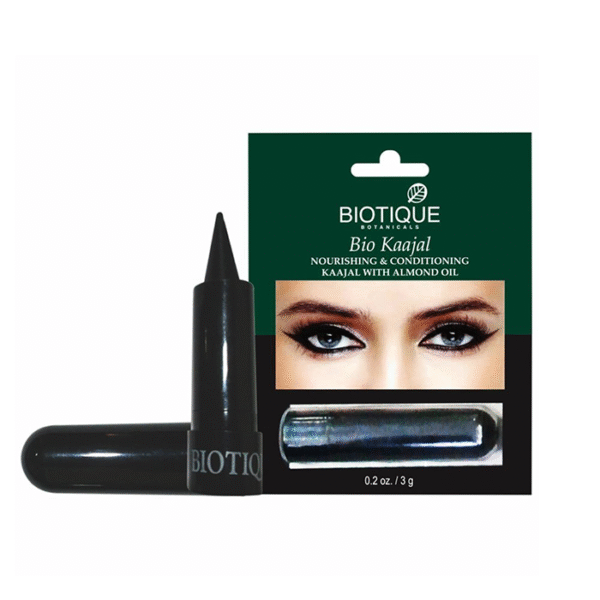 【インド直輸入】バイオティーク バイオ カージャル | アーモンドオイル配合の伝統アイメイク - Ayurkai