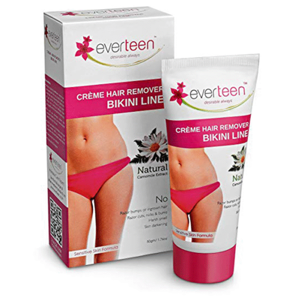 【インド直輸入】エバーティーン ビキニライン用 ヘアリムーバークリーム | デリケートゾーンの自然派除毛 - Ayurkai