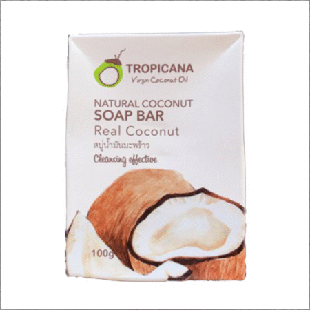 トロピカーナ ナチュラル ココナッツ ソープバー (Tropicana Natural Coconut Soap Bar – 100g)