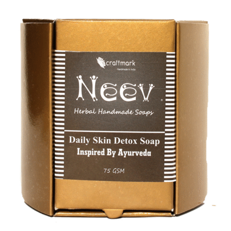 ニーヴ デイリースキンデトックス ソープ (Neev Daily Skin Detox Soap – 75g)