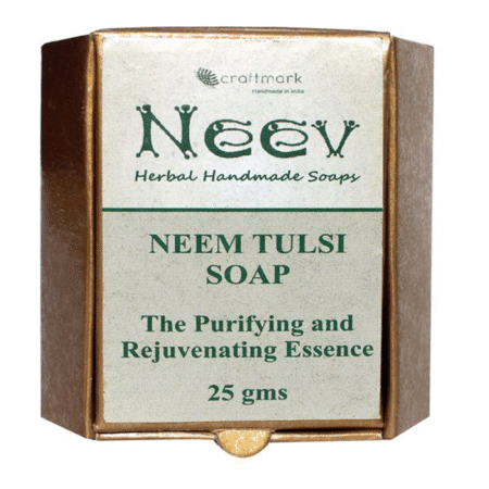 ニーヴ ニーム トゥルシー ソープ (Neev Neem Tulsi Soap – 25g)