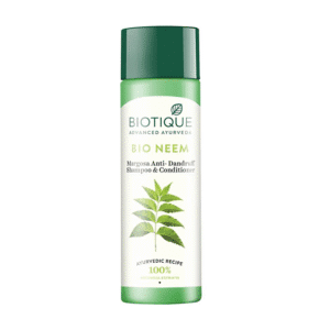 Biotique Bio Neem Shampoo purifying herbal shampoo with neem for healthy scalp and dandruff control