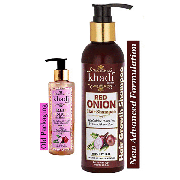 【インド直輸入】カディ レッドオニオン ヘアシャンプー | 育毛サポート・抜け毛予防のハーブ処方 - Ayurkai