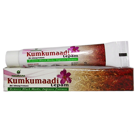 【インド直輸入】ナガルジュナ クンクマアーディ レーパム 10g | サフラン配合の天然美白クリーム - Ayurkai