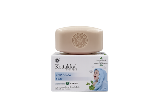 コッタッカル ベビーグロー ソープ 75g (Kottakkal Ayurveda Baby Glow Soap 75g)