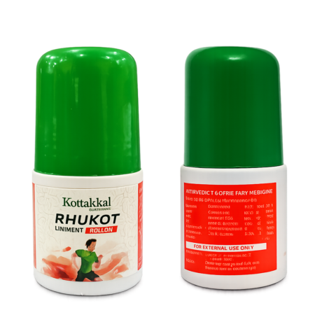 コッタッカル ルコット リニメント ロールオン 10ml (Kottakkal Ayurveda Rhukot Liniment Roll On 10ml)