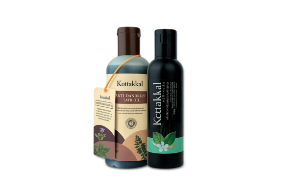 【インド直輸入】コッタカル アンチダンドラフ セット | フケ・かゆみを防ぐオイル&シャンプー - Ayurkai
