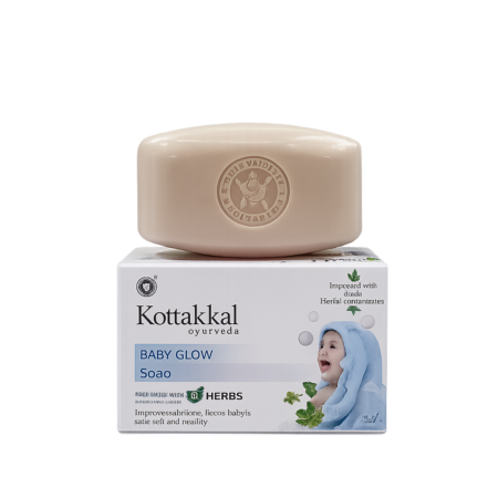 【インド直輸入】コッタカル ベビーグロー ソープ | 赤ちゃんのデリケートな肌を守る石鹸 - Ayurkai