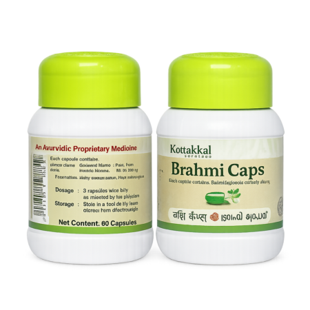 【インド直輸入】コッタカル ブラフミ カプセル 60粒 | 記憶力・集中力と脳の若返り - Ayurkai