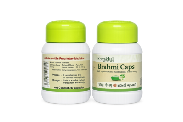 【インド直輸入】コッタカル ブラフミ カプセル 60粒 | 記憶力・集中力と脳の若返り - Ayurkai