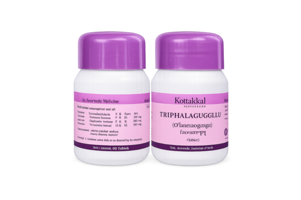 【インド直輸入】コッタカル トリファラグッグル 60粒 | 関節ケア・代謝・体内浄化サプリ - Ayurkai
