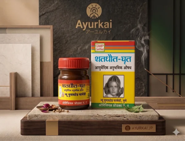 【インド直輸入】シャットダウタ・グリタ|肌荒れ・ニキビに効くアーユルヴェーダの濃密クリーム | Ayurkai Japan